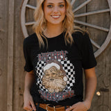 Santa Checked Twice Tee