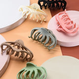 Oversized Slicked Back Hair Claw Clips