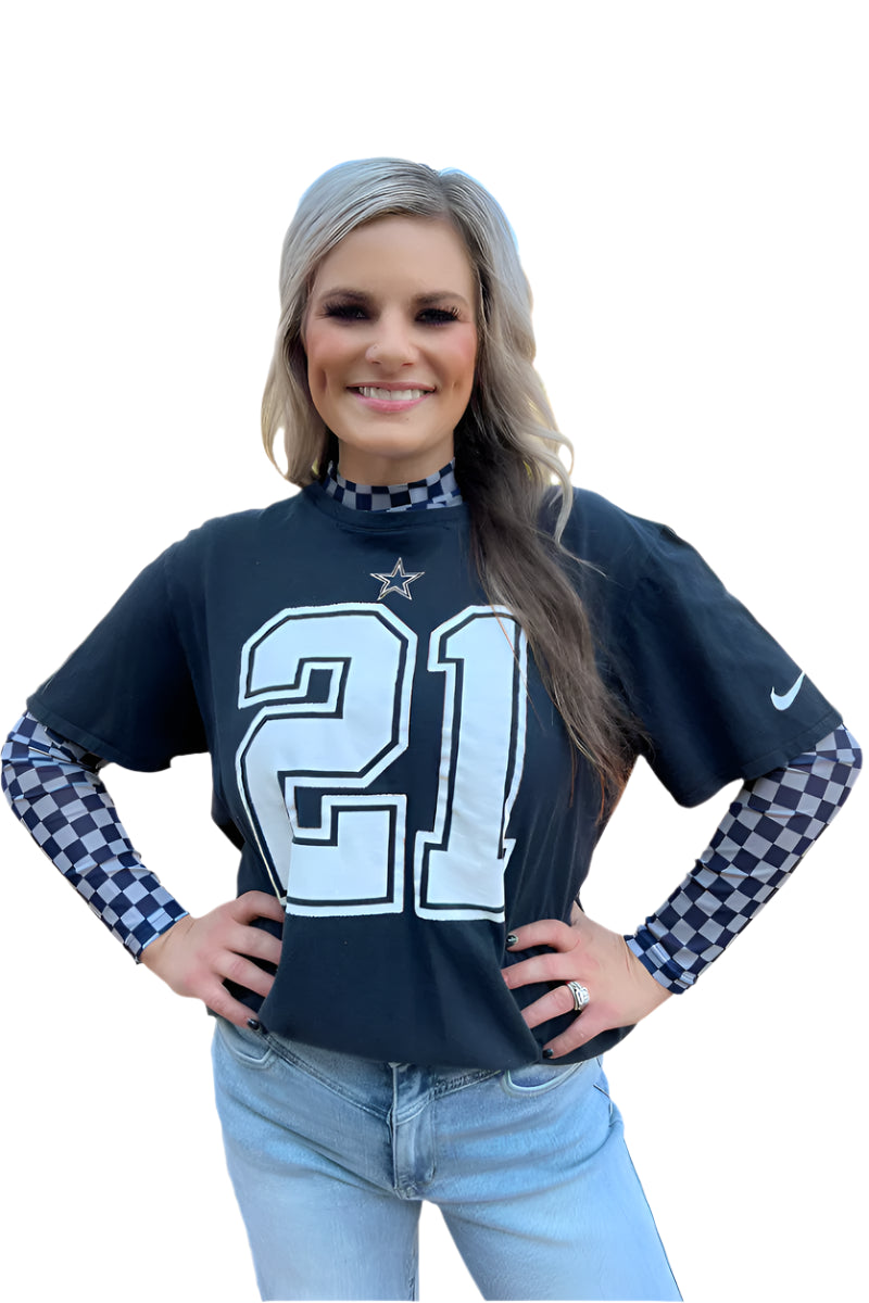 Dallas Cowboys Cutie Mesh Top