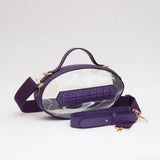 Black / Gold Gameday Football Crossbody Bag