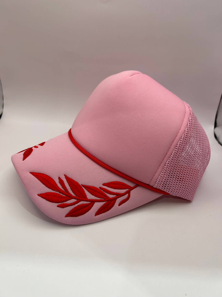 Pink Captain Foam Trucker Hat