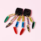 Gemma Acrylic Dangle Earring