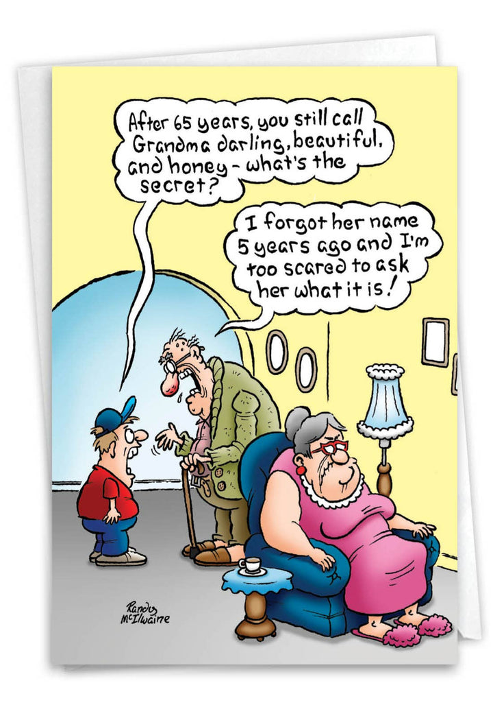 Grandma's Name Anniversary Card