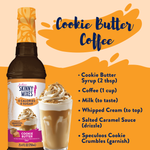 Skinny Mixes Sugar-free cookie butter flavored coffee recipe 