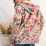 Paisley Sherpa Hooded Jacket