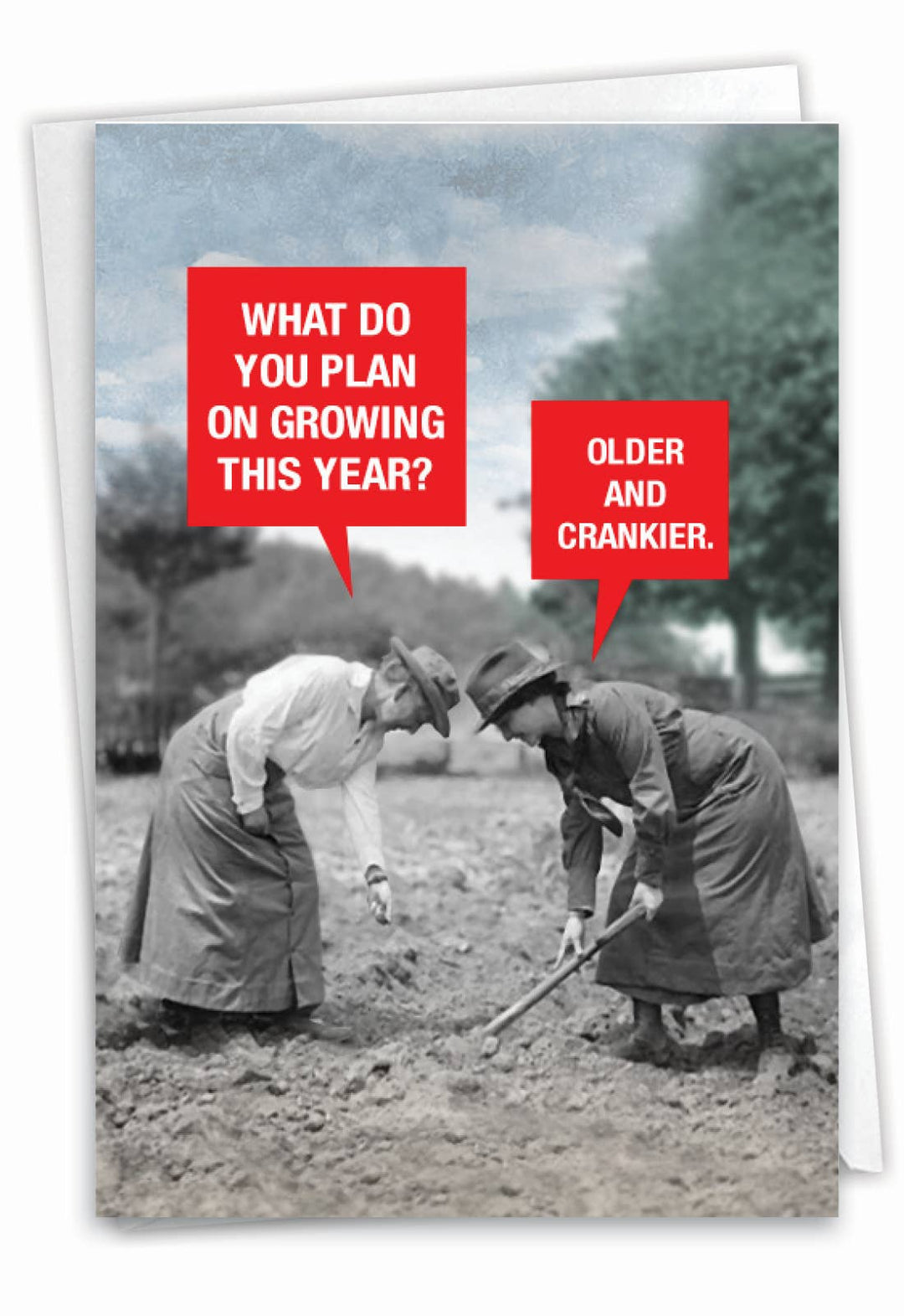 Older And Crankier Birthday Card