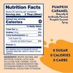 PUmpkin Caramel Nutrition Facts 