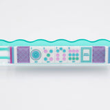 Crystal Confetti Purple Mahjong Tiles