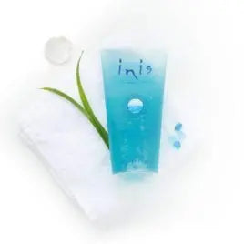 A 7 oz (200mL) bottle of Inis Refreshing Bath & Shower Gel. 