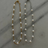 Pearl Gold Beaded Necklace