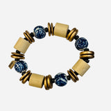 Wood Painted Bracelet