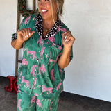 Leopard & Cheetah Star Luxe Pajama Set