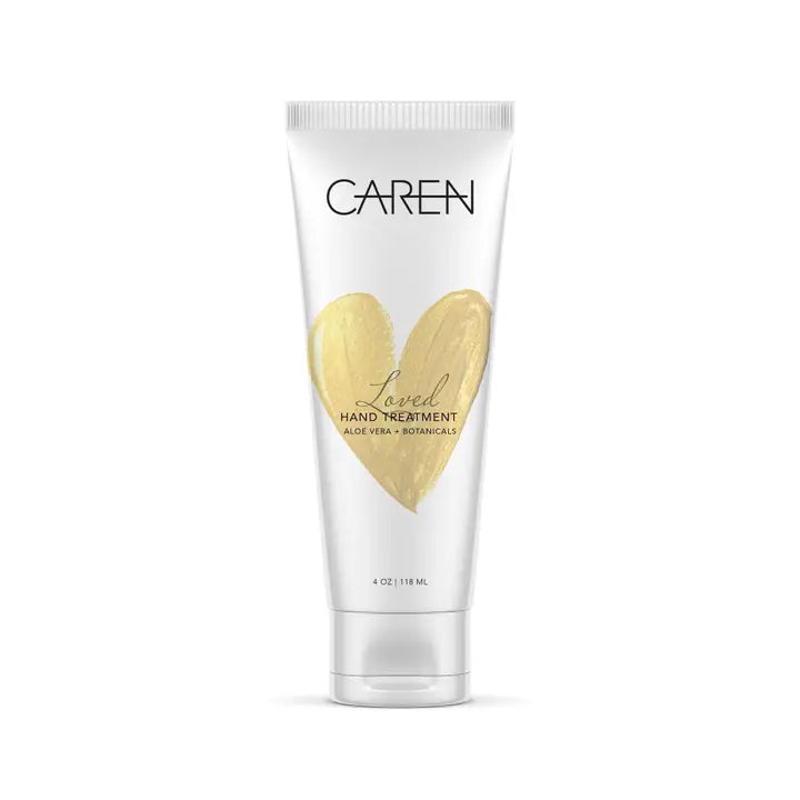 A 4 oz tube of "Loved" hand treatment.