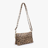 Riley Vegan Leopard Crossbody