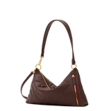 Hammitt Kyle Med Quilted Espresso/Brushed Gold Handbag