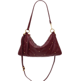 Hammitt Kyle Med Quilted Cherrywood/Brushed Gold Handbag
