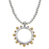 Melanie Studded Two Tone Necklace