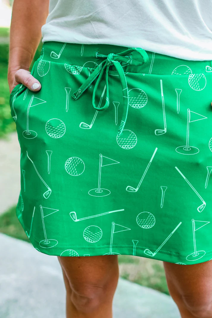 On Par Golf Skort