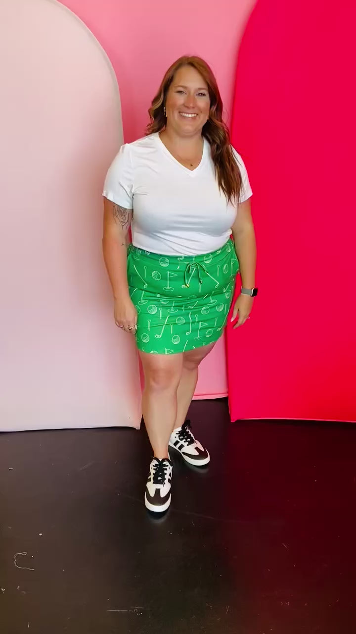 On Par Golf Skort