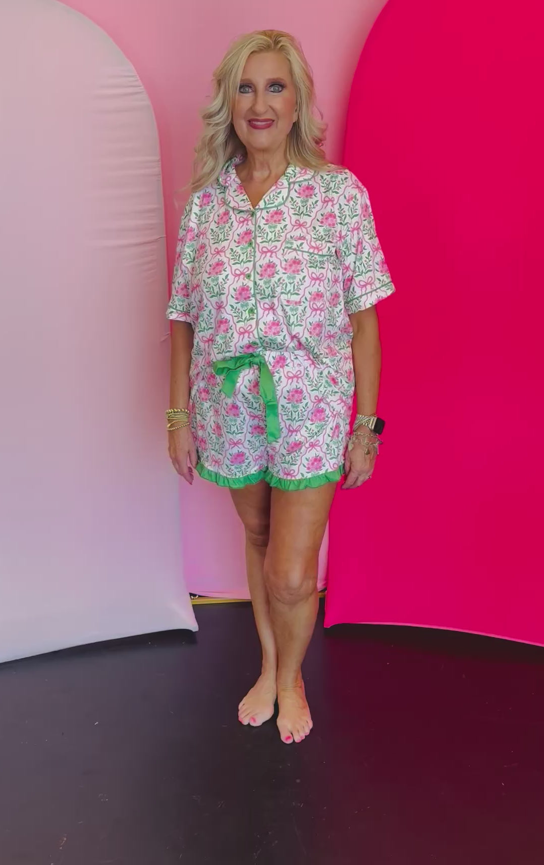 Botanical Garden Ruffle Pajamas