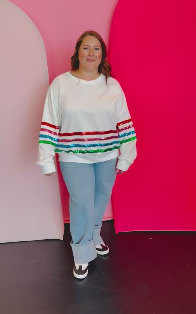 Out Of Town Sequin Pullover