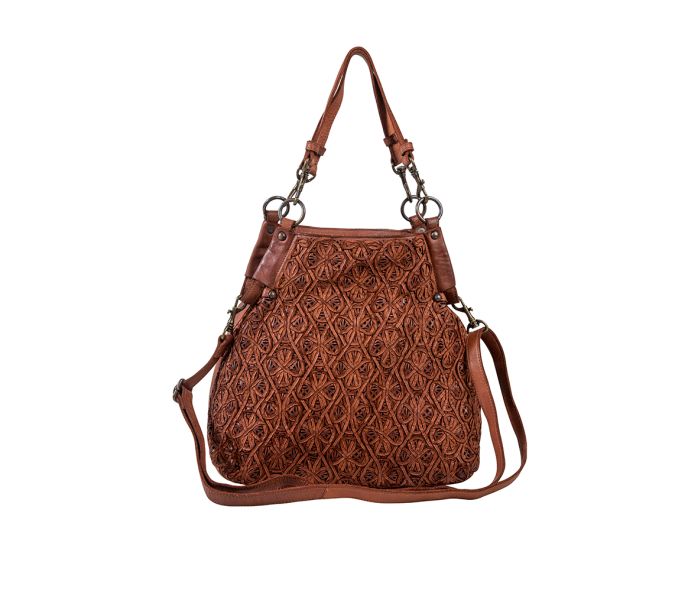 Myra Aliphatic Leather & Hair-On Bag