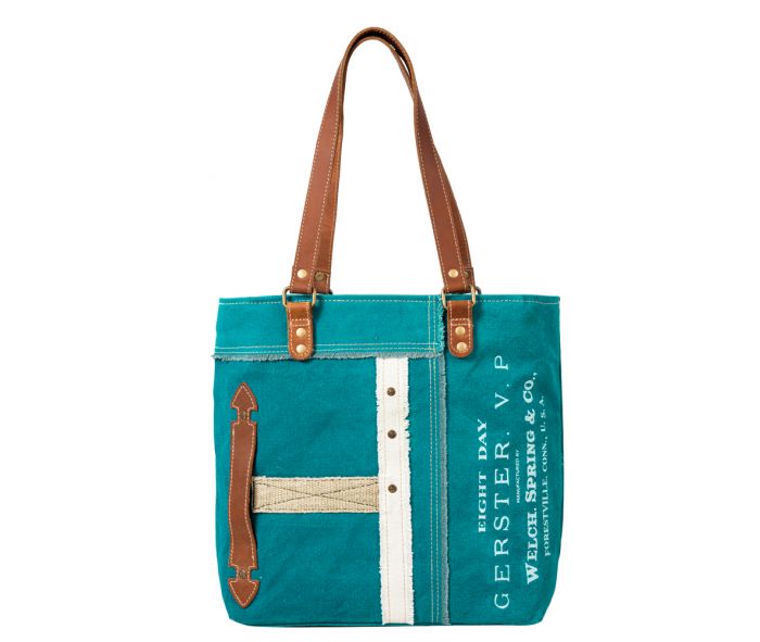 Myra Countryside Connections Patchwork Tote Bag