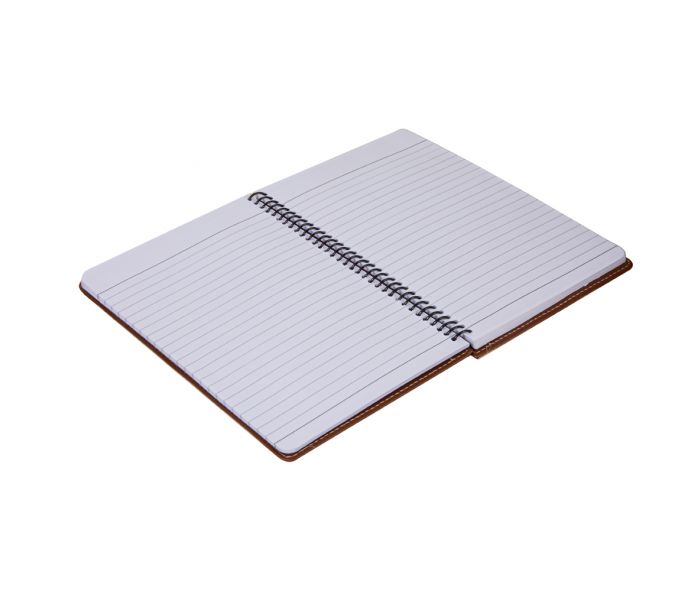 Myra Mind Streamer Hair-on Hide Diary in Brown & White