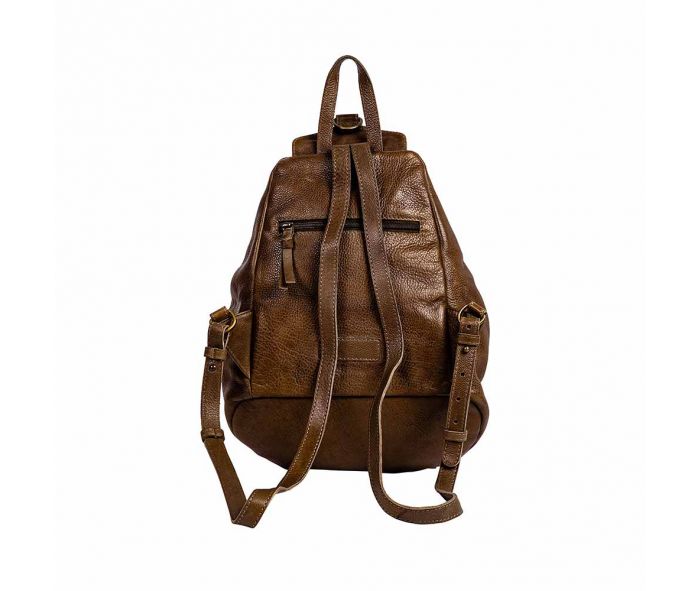 Myra Open Plains Leather Backpack Bag