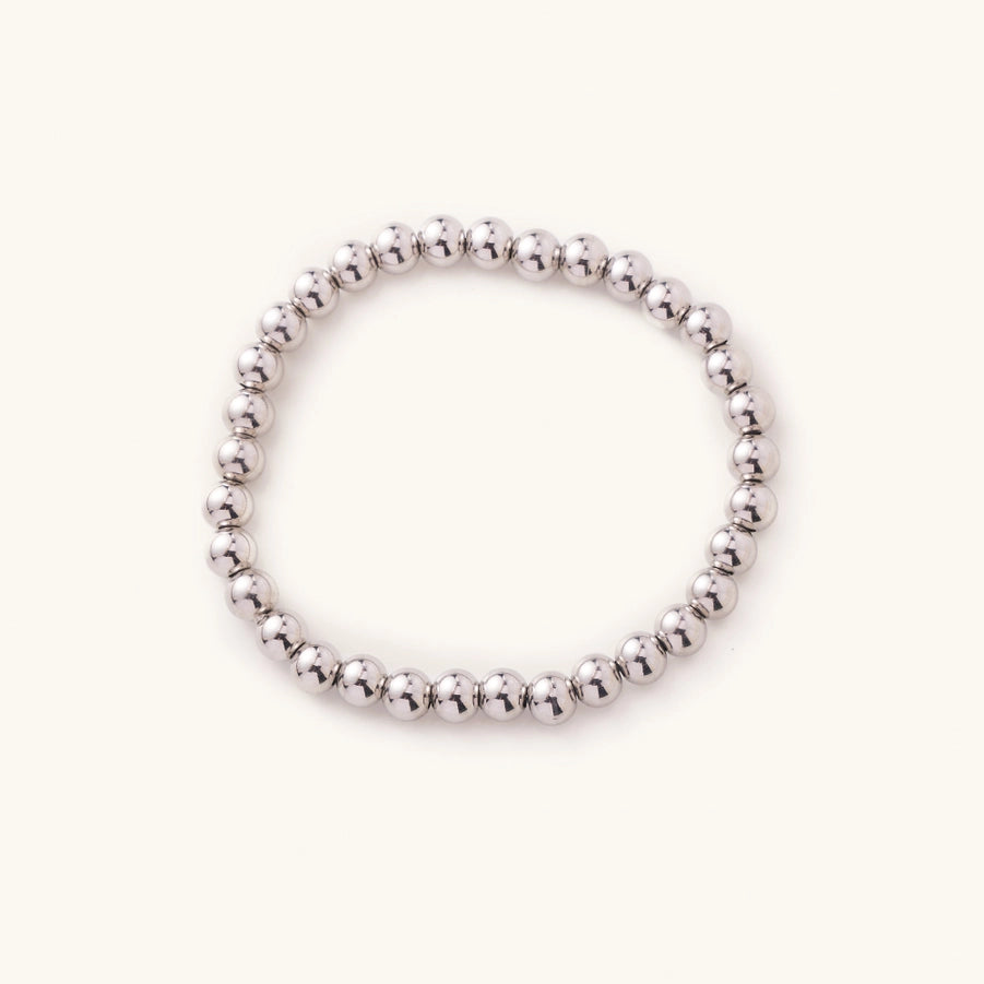 Waterproof Silver Ball Bracelet