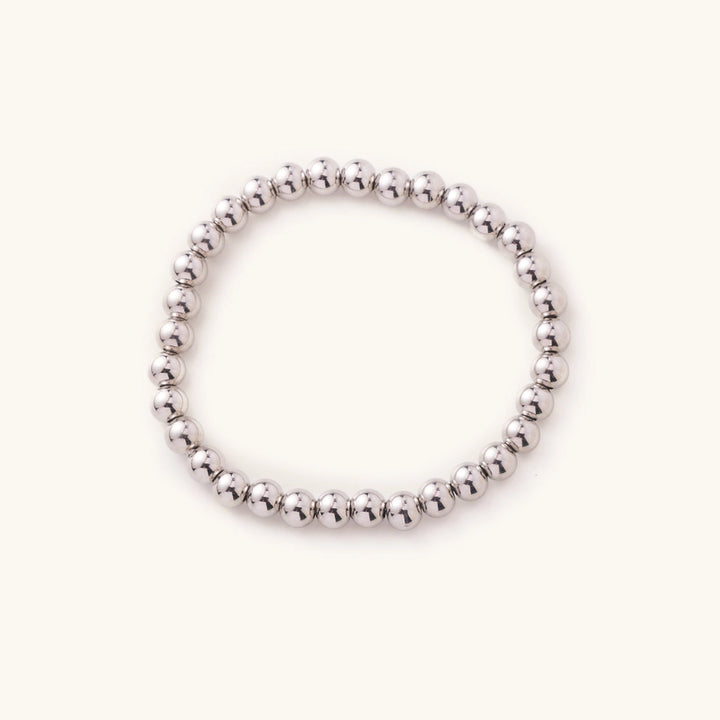 Waterproof Silver Ball Bracelet