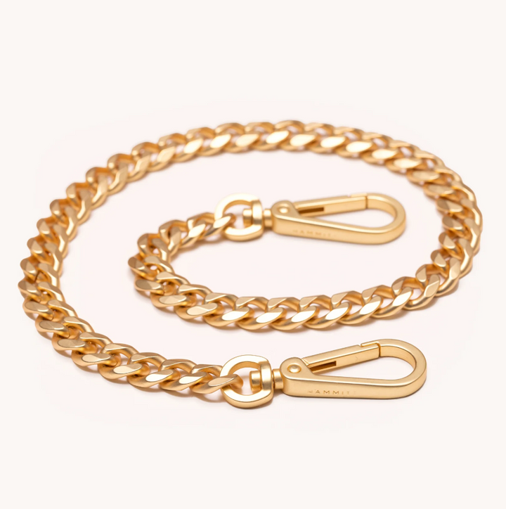 Hammitt Brushed Gold Metal Chain Shoulder Strap