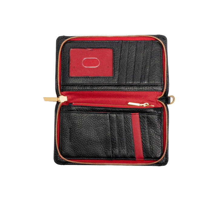 Hammitt Bryant Black With Red Wallet
