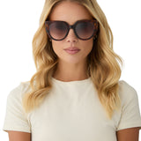 DIFF Ivy Sequoia Tortoise + Brown Gradient Sunglasses