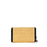 Hammitt Bryant Noir Smooth Raffia Wallet