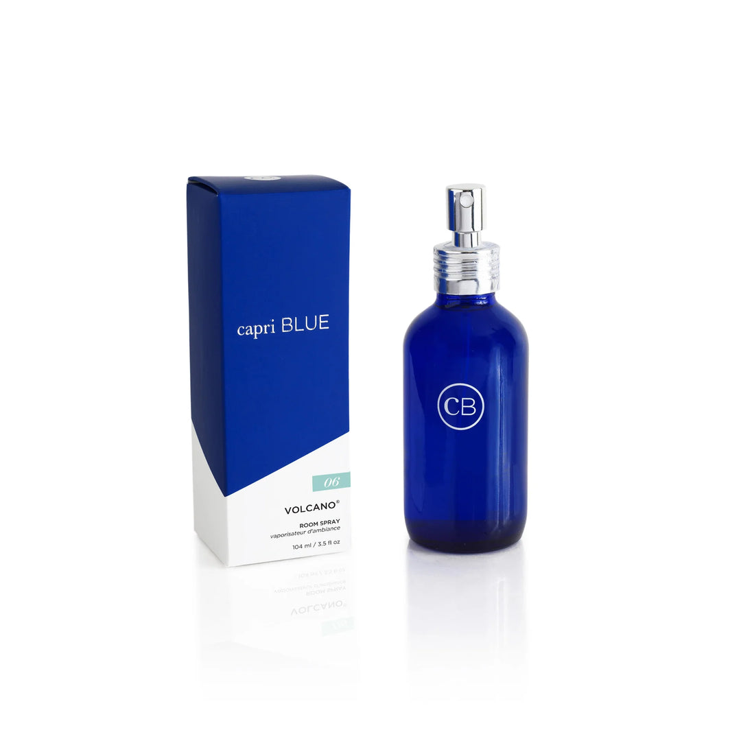 Volcano Room Spray – tropical citrus-scented home fragrance spray for instant room refresh.