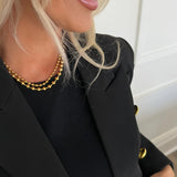 XL Gold Beaded Necklace