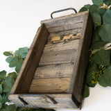 Small Distressed Wood Tray