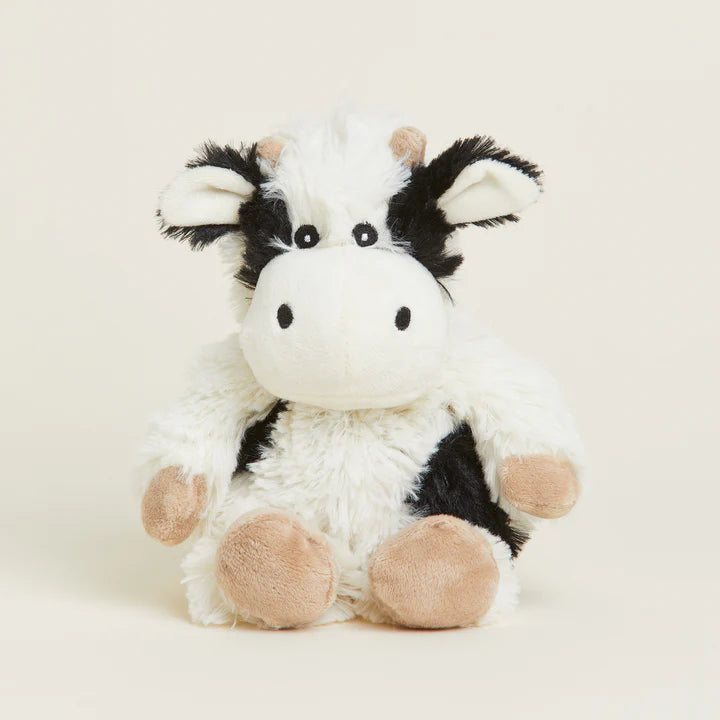 Warmies - Black and white cow plush. 