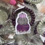 Plum Pumpkin Coil Set