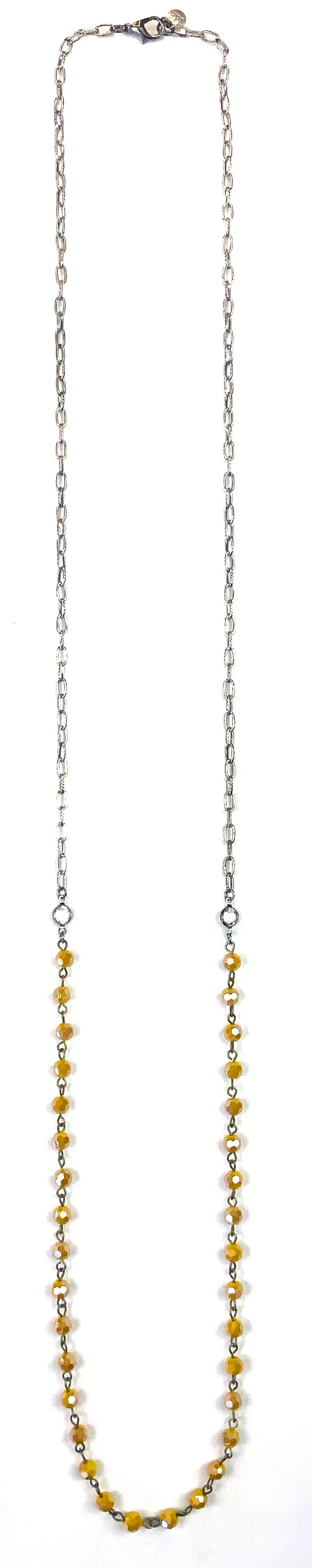 Mustard Thin Rosary Chain