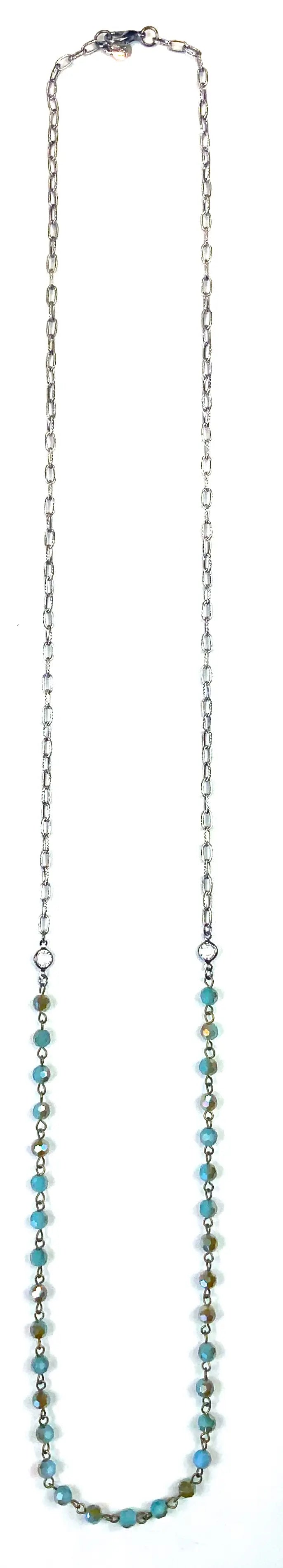 Turquoise Thin Rosary Chain