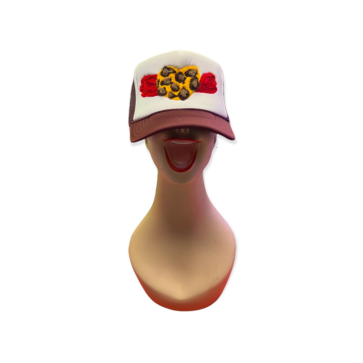 Leopard Heart Cap